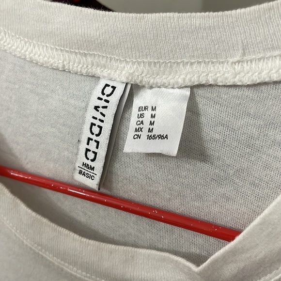 H&M divide basic T-shirt | 100% cotton - Picture 4 of 7